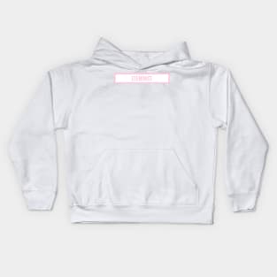 Steminist Pink Kids Hoodie